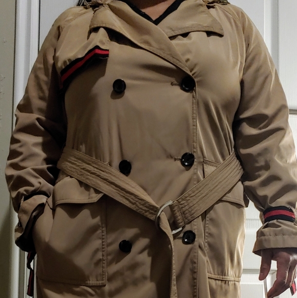 Rachel Zoe Long Trench Overcoat - Picture 2 of 8